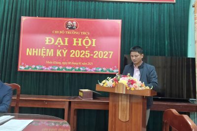 ĐẠI HỘI CHI BỘ NHIỆM KỲ 2025-2027